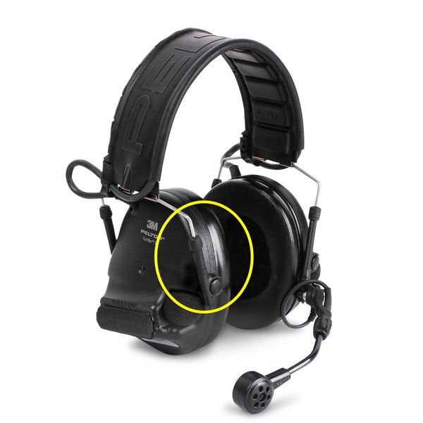 Елемент кріплення оголовья для навушників Peltor ComTac/SwatTac 7700000021533 фото