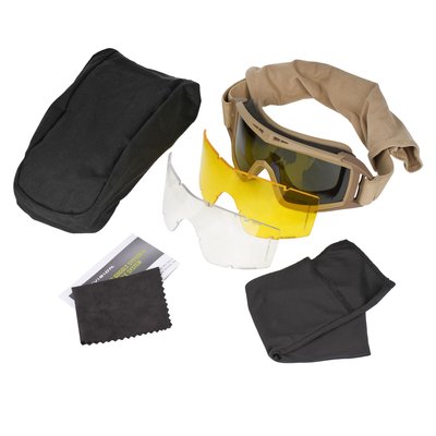 Комплект защитной маски Revision Desert Locust Deluxe с желтой линзой 2000000130897 фото
