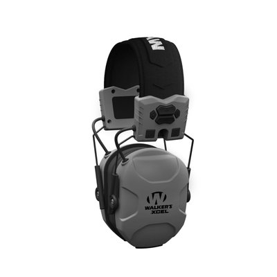 Walker's XCEL 500BT Digital Electronic Muff w/ Bluetooth, Gray, 26, Active
