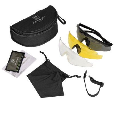 Комплект балістичних окулярів Revision Sawfly Max-Wrap Eyewear Deluxe Yellow Kit 2000000141695 фото
