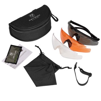 Комплект баллистических очков Revision Sawfly Max-Wrap Eyewear Deluxe Vermilion Kit 2000000141725 фото