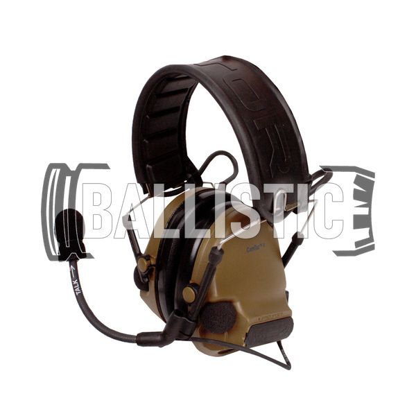 Peltor ComTac V Active Headset, Coyote Brown, Headband, 2xAAA, Single, Comtac V