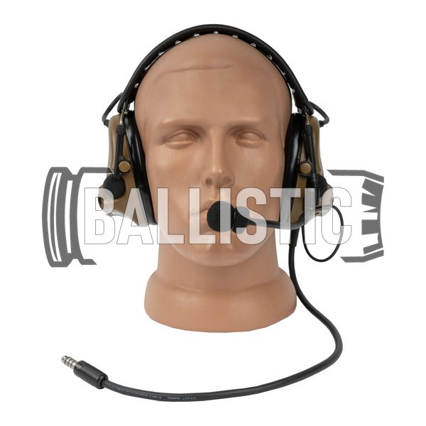 Peltor ComTac V Active Headset, Coyote Brown, Headband, 2xAAA, Single, Comtac V