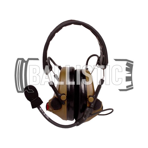 Peltor ComTac V Active Headset, Coyote Brown, Headband, 2xAAA, Single, Comtac V