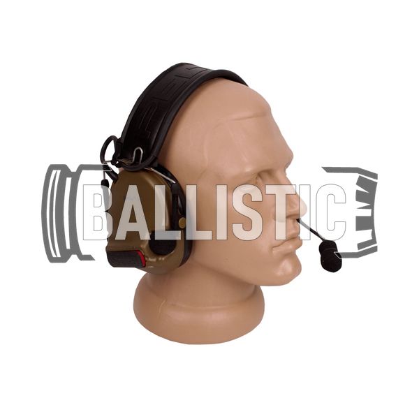 Peltor ComTac V Active Headset, Coyote Brown, Headband, 2xAAA, Single, Comtac V