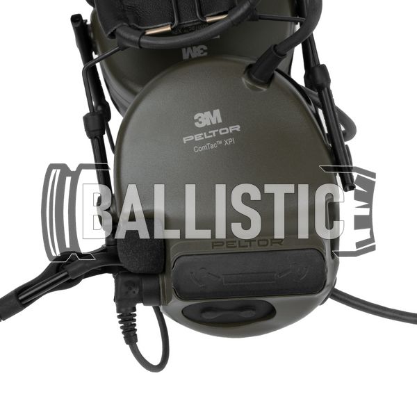 3M Peltor ComTac XPI Headset NATO, Olive, Headband, NATO J11, 25, 2xAAA, Single, Comtac XPI