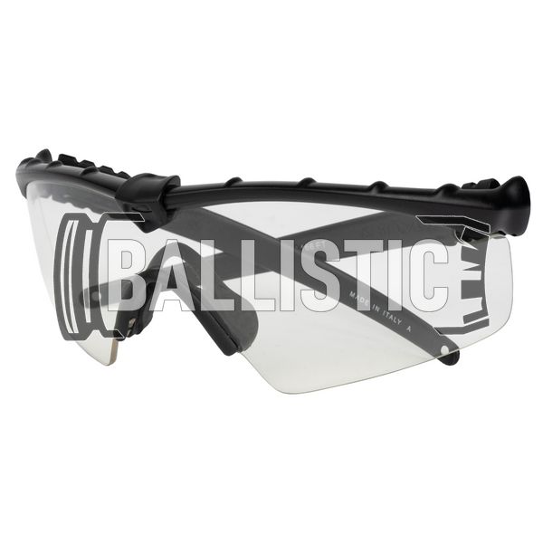 Oakley Si Ballistic M Frame 3.0 Eyeglasses with Clear Lens and Anti-Fog, Black, Transparent, Goggles