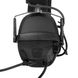 Ops-Core AMP Communication Headset Fixed Downlead, Black, 22, Single