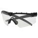 Oakley Si Ballistic M Frame 3.0 Eyeglasses with Clear Lens and Anti-Fog, Black, Transparent, Goggles