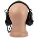 Ops-Core AMP Communication Headset Fixed Downlead, Black, 22, Single