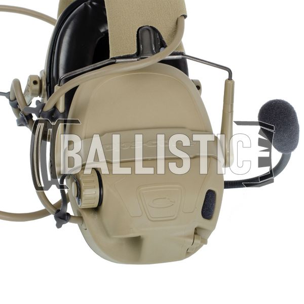 Ops-Core AMP Communication Headset, U-174, NFMI, Tan, 22, Single