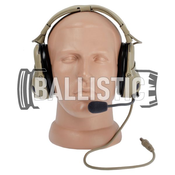 Ops-Core AMP Communication Headset, U-174, NFMI, Tan, 22, Single