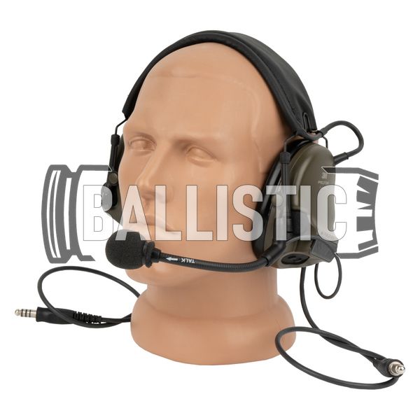 3M Peltor ComTac XPI Headset Dual, Olive, Headband, NATO J11, 25, 2xAAA, Active, Dual, Comtac XPI