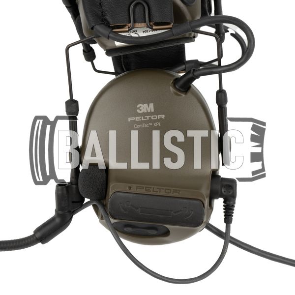 3M Peltor ComTac XPI Headset Dual, Olive, Headband, NATO J11, 25, 2xAAA, Active, Dual, Comtac XPI