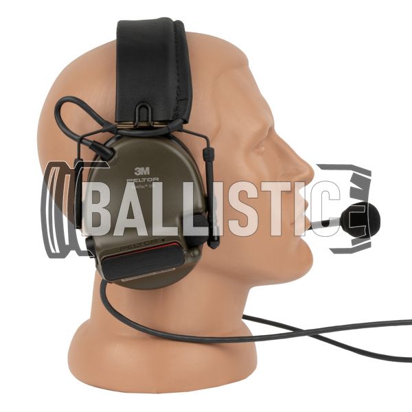 3M Peltor ComTac XPI Headset Dual, Olive, Headband, NATO J11, 25, 2xAAA, Active, Dual, Comtac XPI