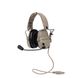 Ops-Core AMP Communication Headset, U-174, NFMI, Tan, 22, Single