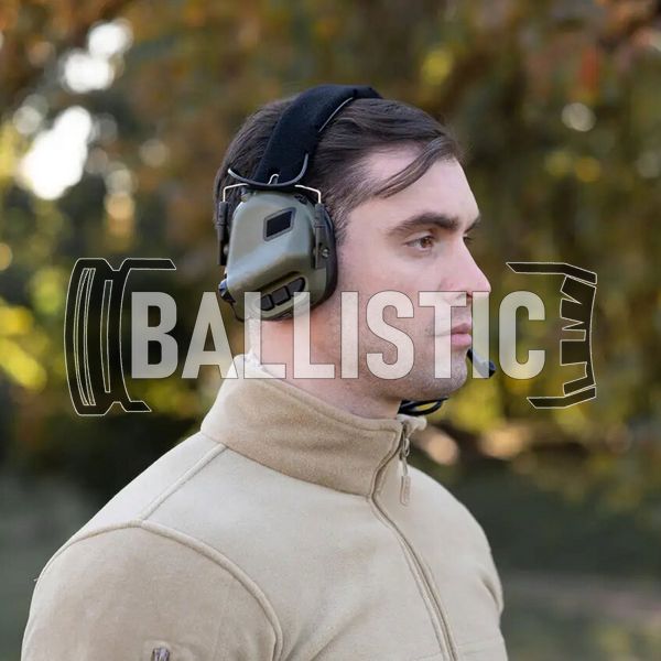 Earmor M32 Mod Tactical Headset, Foliage Green, Headband, 22, Single