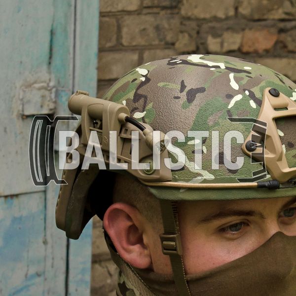 Gentex helmet visualized for Ops-Core, Multicam, X-Large