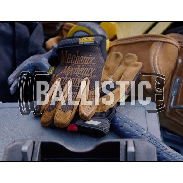 Mechanix Leather FastFit DuraHide Brown Gloves, Brown, Classic, Fastfit, Demi-season, Summer, Small