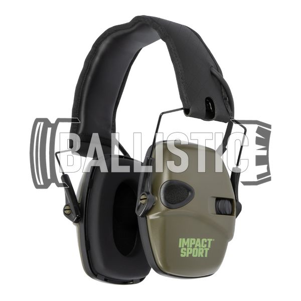 Howard Leight Impact Sport Earmuff with Bluetooth, Olive, 21, Active