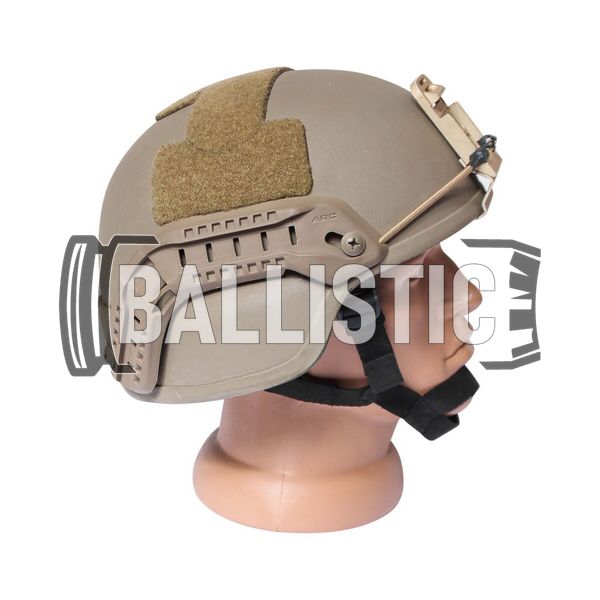 MSA MICH Ballistic Kevlar Helmet (Used), Tan, Large