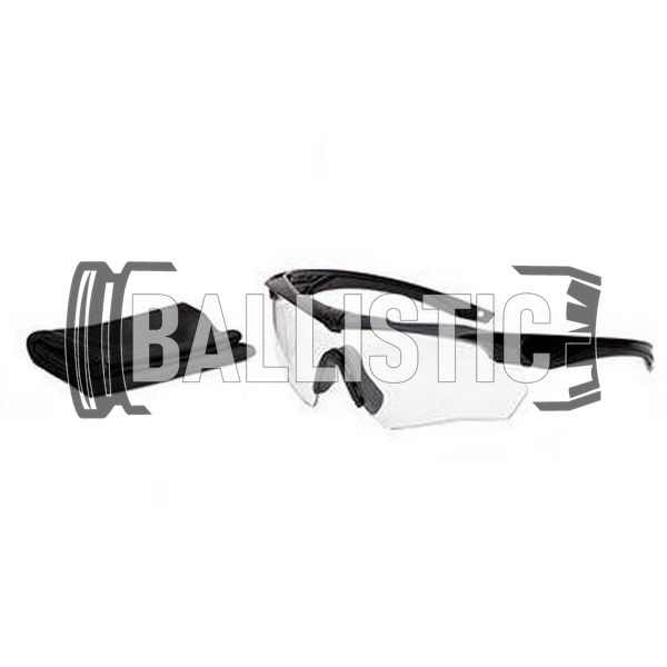 ESS Crossbow Ballistic Eyeshields with Clear Lens and soft cover, Black, Transparent, Goggles