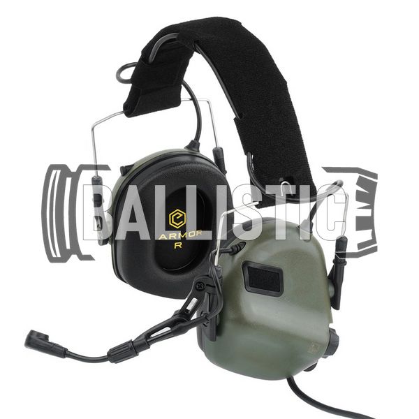 Earmor M32 Mod Tactical Headset, Foliage Green, Headband, 22, Single