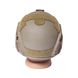 MSA MICH Ballistic Kevlar Helmet (Used), Tan, Large