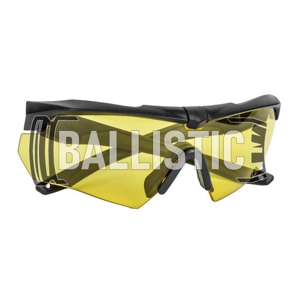 ESS Crossbow Ballistic Eyeshields with Yellow Lens, Black, Yellow