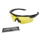 ESS Crossbow Ballistic Eyeshields with Yellow Lens, Black, Yellow