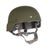 MSA MICH Ballistic Kevlar Helmet (Used), Olive, Large