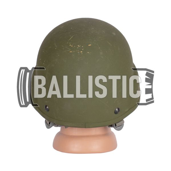 MSA MICH Ballistic Kevlar Helmet (Used), Olive, Large