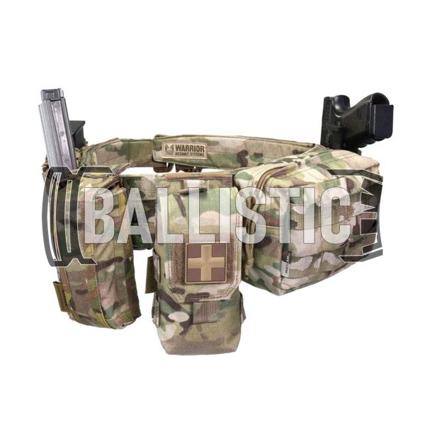 WAS Low Profile Direct Action MK1 Shooters Belt with pouches, Multicam, LBE, Large