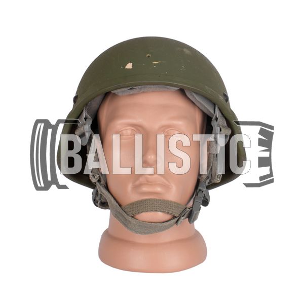 MSA MICH Ballistic Kevlar Helmet (Used), Olive, Large