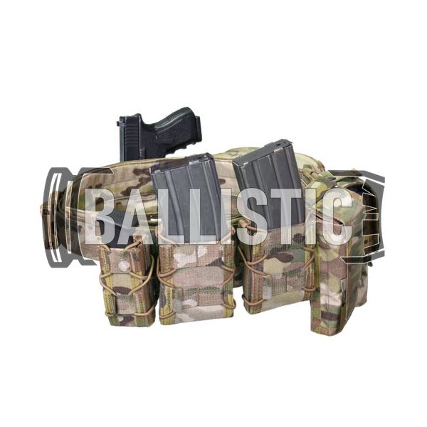 WAS Low Profile Direct Action MK1 Shooters Belt with pouches, Multicam, LBE, Large