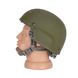 MSA MICH Ballistic Kevlar Helmet (Used), Olive, Large