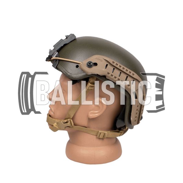 Zebra Armor helmet visualized for Ops-Core, Olive