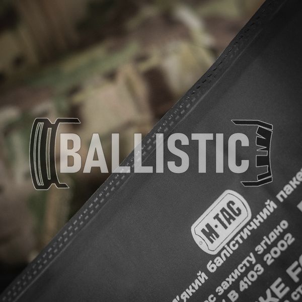 M-Tac Ballistic package 1A class in a bag-large, Black, Large, Soft bags, 1, Ultra high molecular weight polyethylene