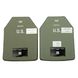 ESAPI (Enhanced Small Arms Protective Insert) REV.H Set - Medium, Olive, Medium, Armor plates, 6, Ceramic