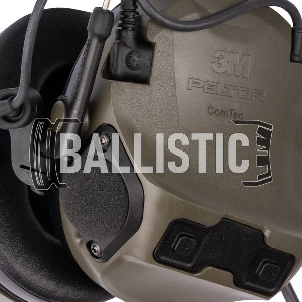 3M Peltor ComTac VIII J11 PELTOR Headset, Olive, Headband, PELTOR J11, 2xAAA, Active, Single, ComTac VIII