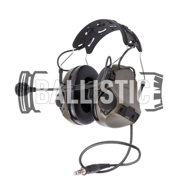 3M Peltor ComTac VIII J11 PELTOR Headset, Olive, Headband, PELTOR J11, 2xAAA, Active, Single, ComTac VIII