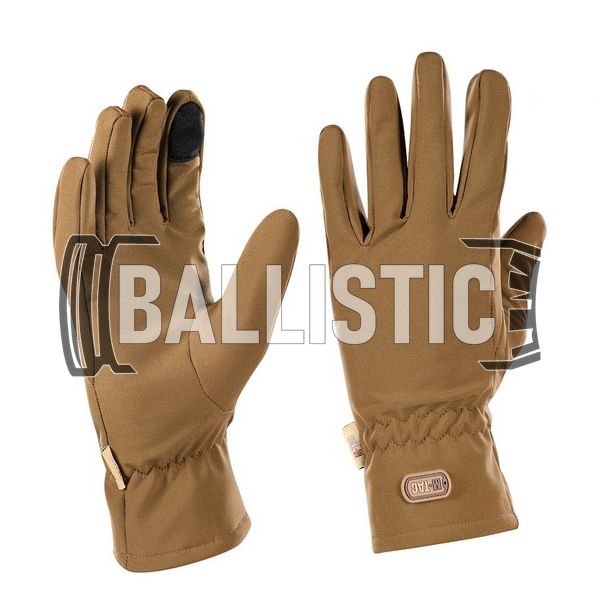 M-Tac Winter Soft Shell Coyote Gloves, Coyote Brown, Classic, Winter, X-Large