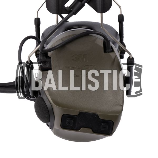 3M Peltor ComTac VIII J11 PELTOR Headset, Olive, Headband, PELTOR J11, 2xAAA, Active, Single, ComTac VIII