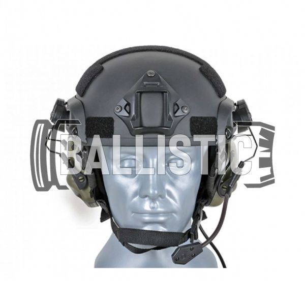 Earmor M32H Mod Headset with ARC Helmet Rail, Foliage Green, With adapters, 22, Single