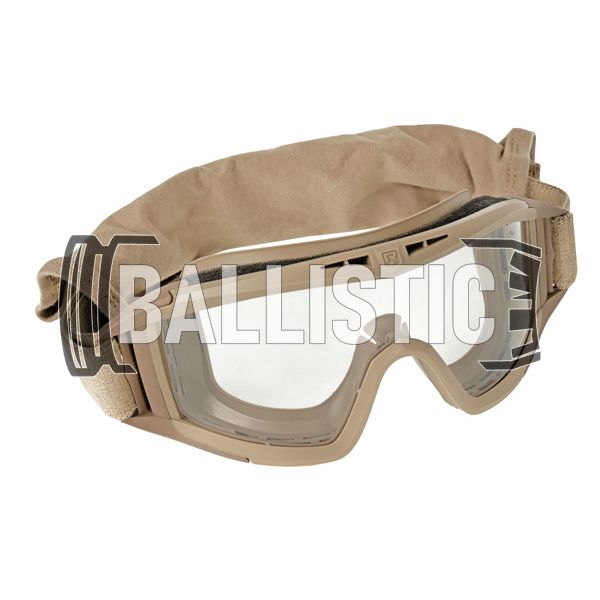 Revision Desert Locust Deluxe Goggle Vermillion Kit, Tan, Transparent, Smoky, Red, Mask