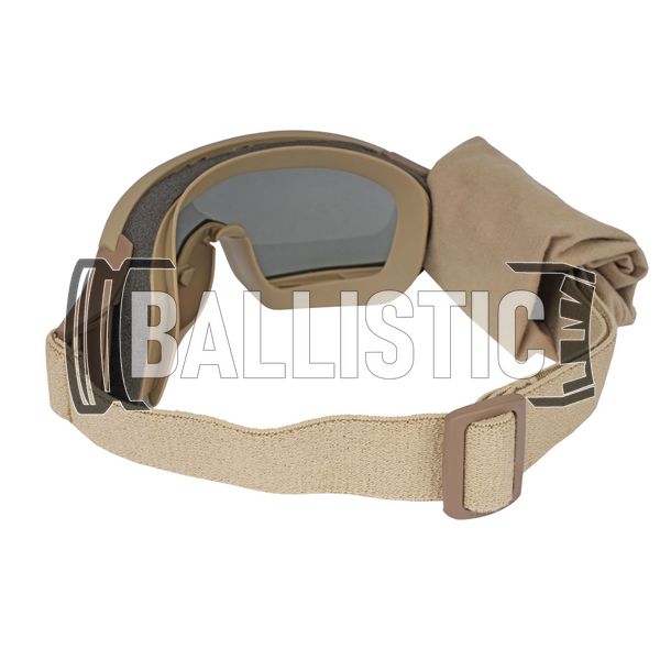 Revision Desert Locust Deluxe Goggle Vermillion Kit, Tan, Transparent, Smoky, Red, Mask