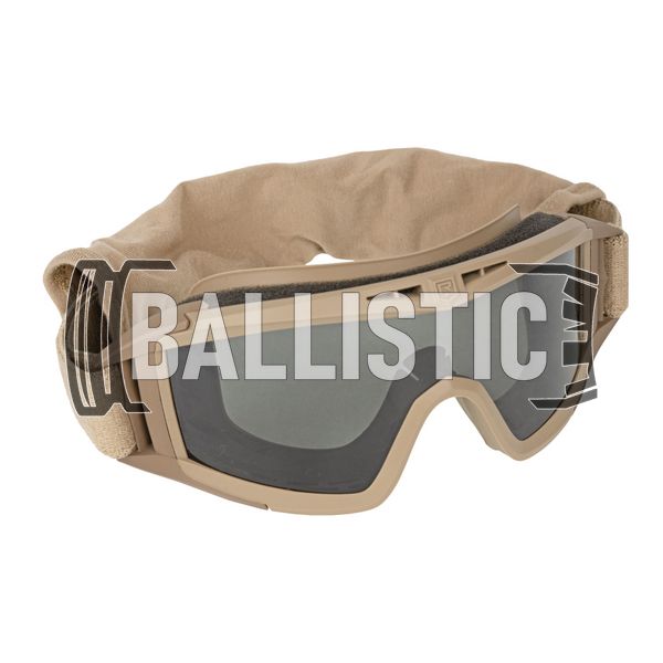 Revision Desert Locust Deluxe Goggle Vermillion Kit, Tan, Transparent, Smoky, Red, Mask