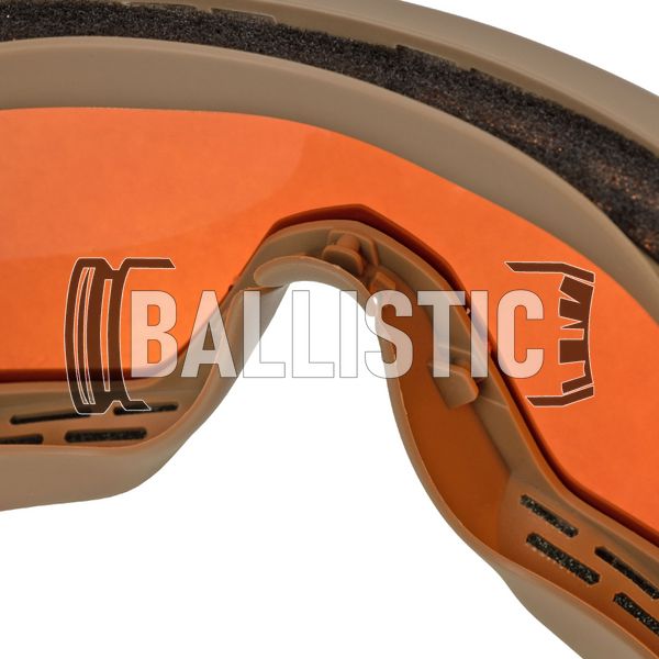 Revision Desert Locust Deluxe Goggle Vermillion Kit, Tan, Transparent, Smoky, Red, Mask