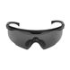 Wiley X PT-1 Ballistic Safety Glasses Kit, Black, Smoky, Goggles