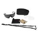 Wiley X PT-1 Ballistic Safety Glasses Kit, Black, Smoky, Goggles